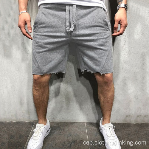 Mga Gym Sport Casual Shorts sa mga Lalaki nga adunay bulsa